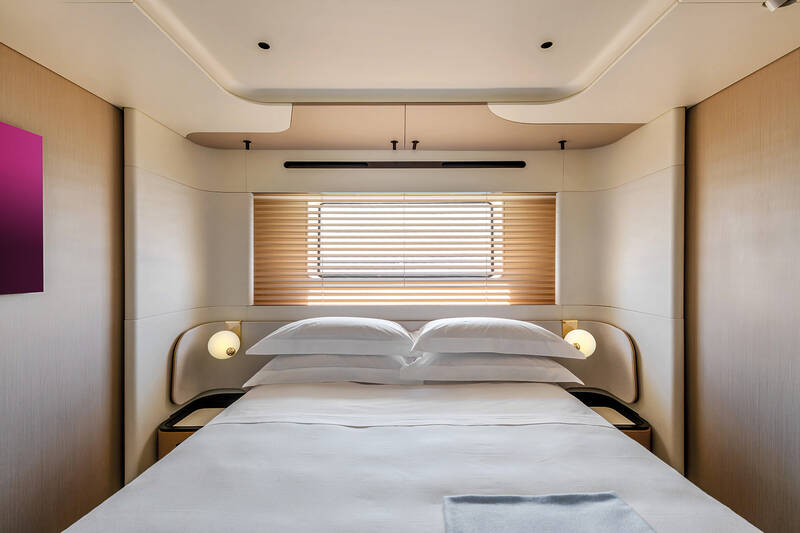 VIP cabin on port side on lower deck