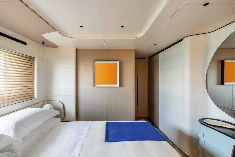 VIP cabin on starboard side on lower deck