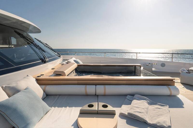 Lounge area on bow