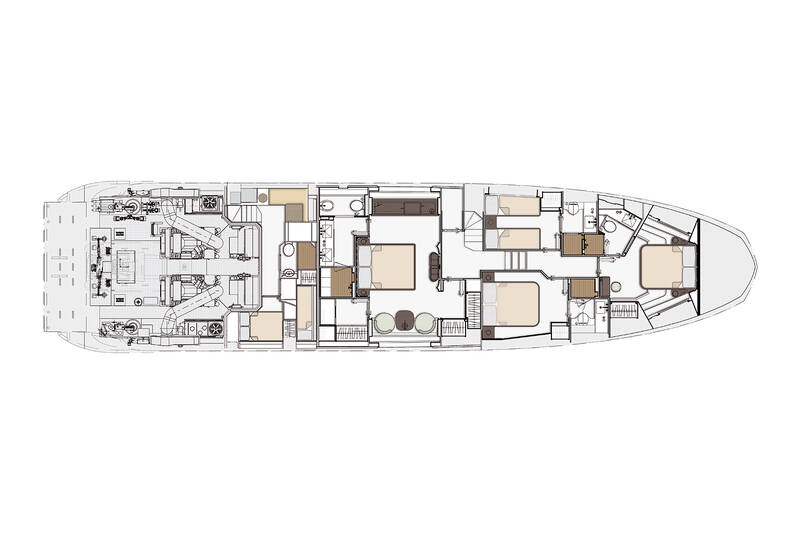Lower deck