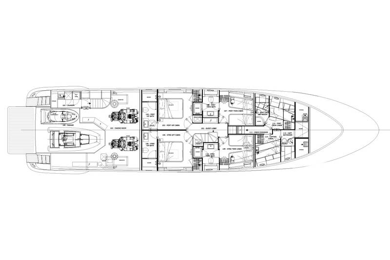 Lower deck