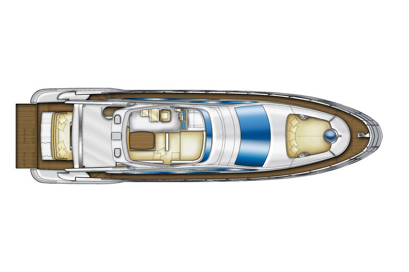 Flybridge Azimut 64 Flybridge