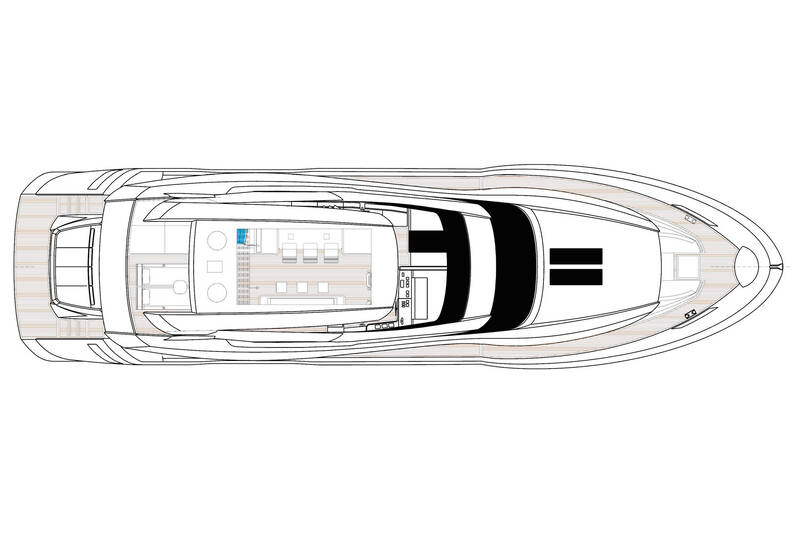 Flybridge (with hardtop view)