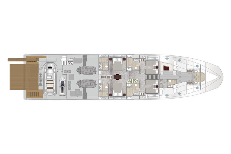 Lower deck