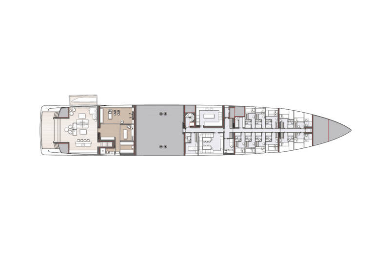 Lower deck