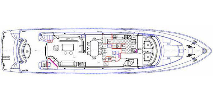 The main deck of the Horizon 97 (2009)