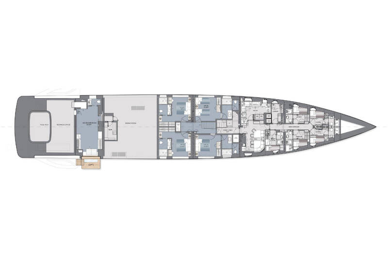 Lower deck