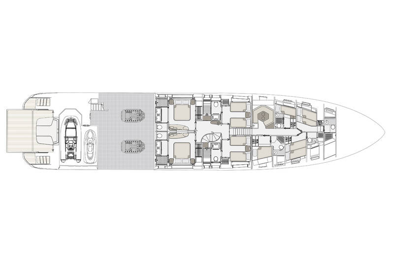 Lower deck