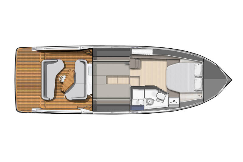 Lower deck inboard