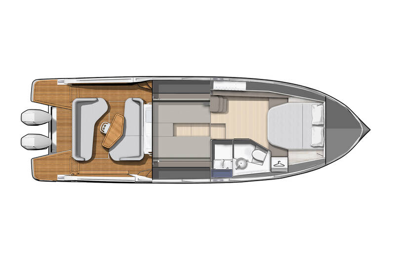 Lower deck outboard